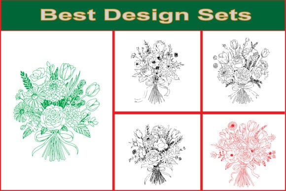 Download Elegant Flower Bouquet Design Pack - Design pack Collection