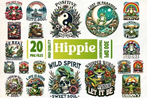 Download Hippie Vibes Design Pack - Design pack Collection