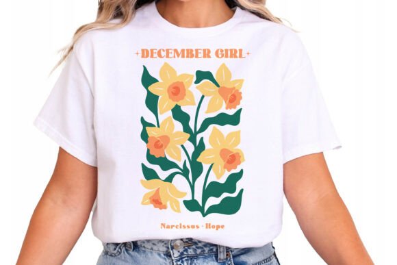 Download Birth Flower December Narcissus SVG - December Collection