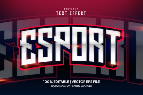 Download E-Sport Gaming Editable Text Effect - Premium Resources